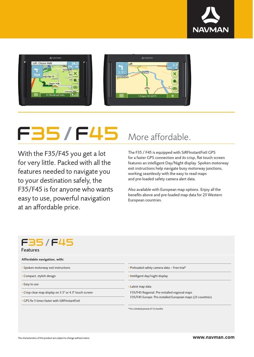 Navman F35 specification