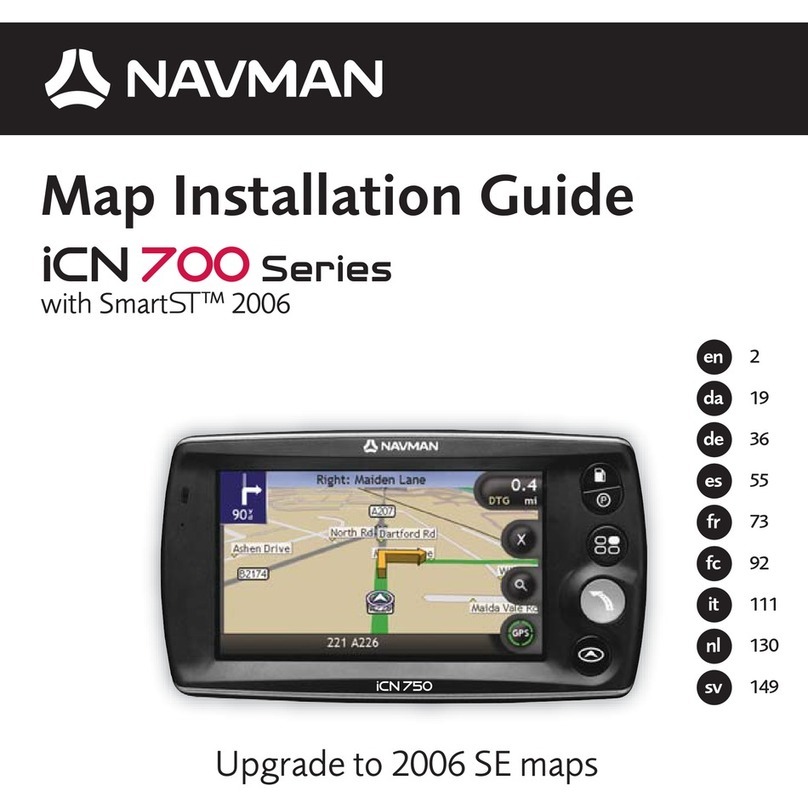 Navman iCN 700 Series User manual
