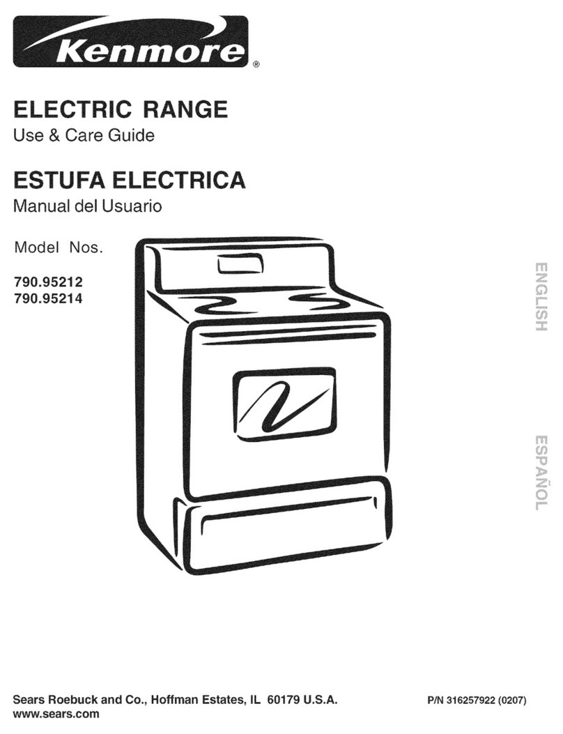 Kenmore 790.95212 User manual