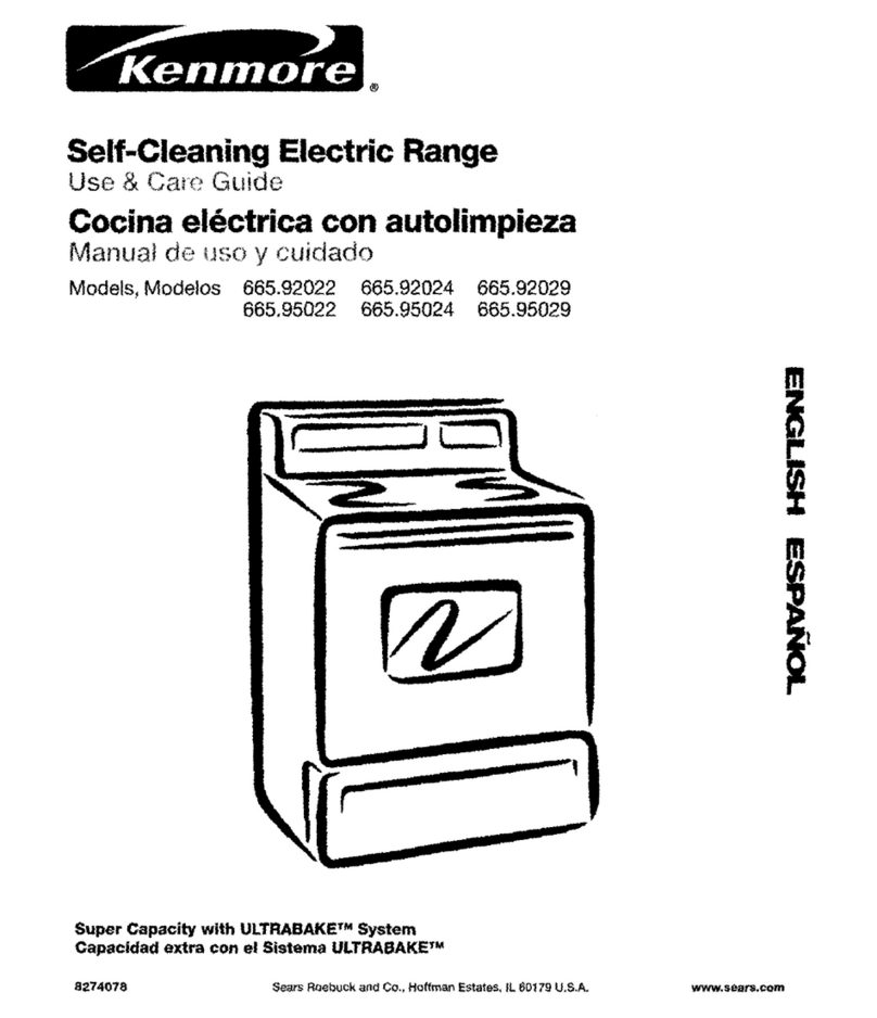 Kenmore 665.92022 Use & care guide