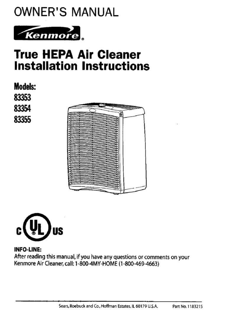 Kenmore 83353 User manual