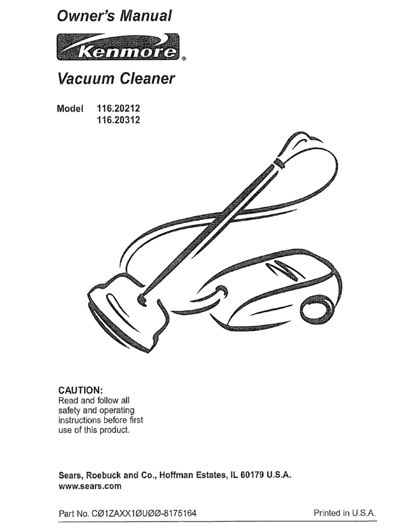 Kenmore 116.20212 User manual