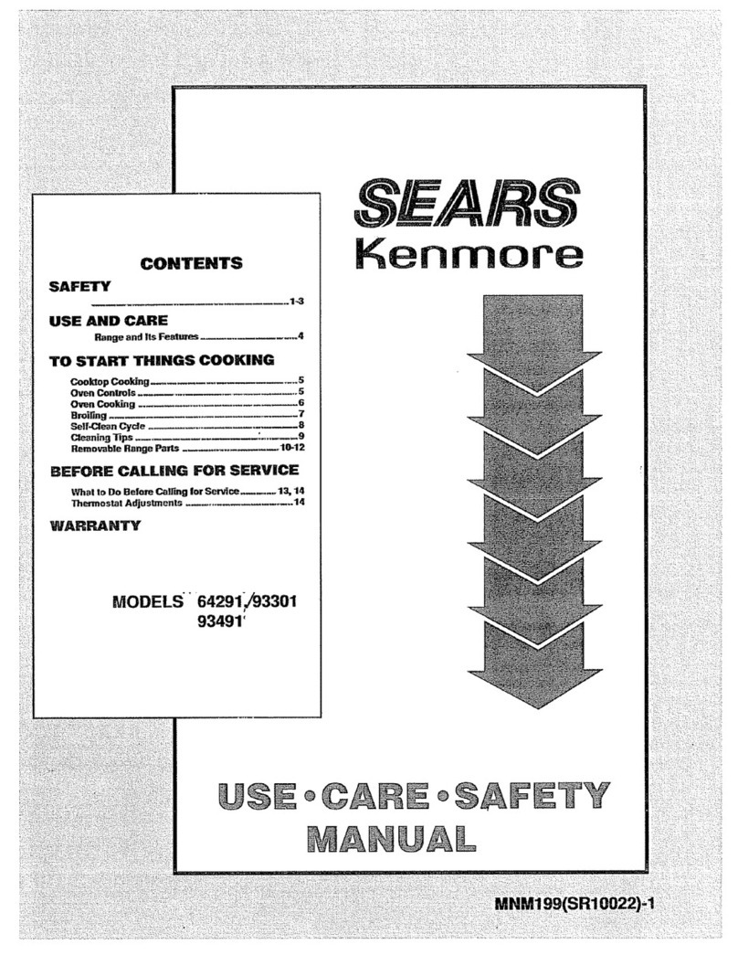 Kenmore 642911 Use Use, care, safety manual