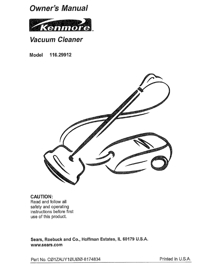Kenmore 116.29912 User manual