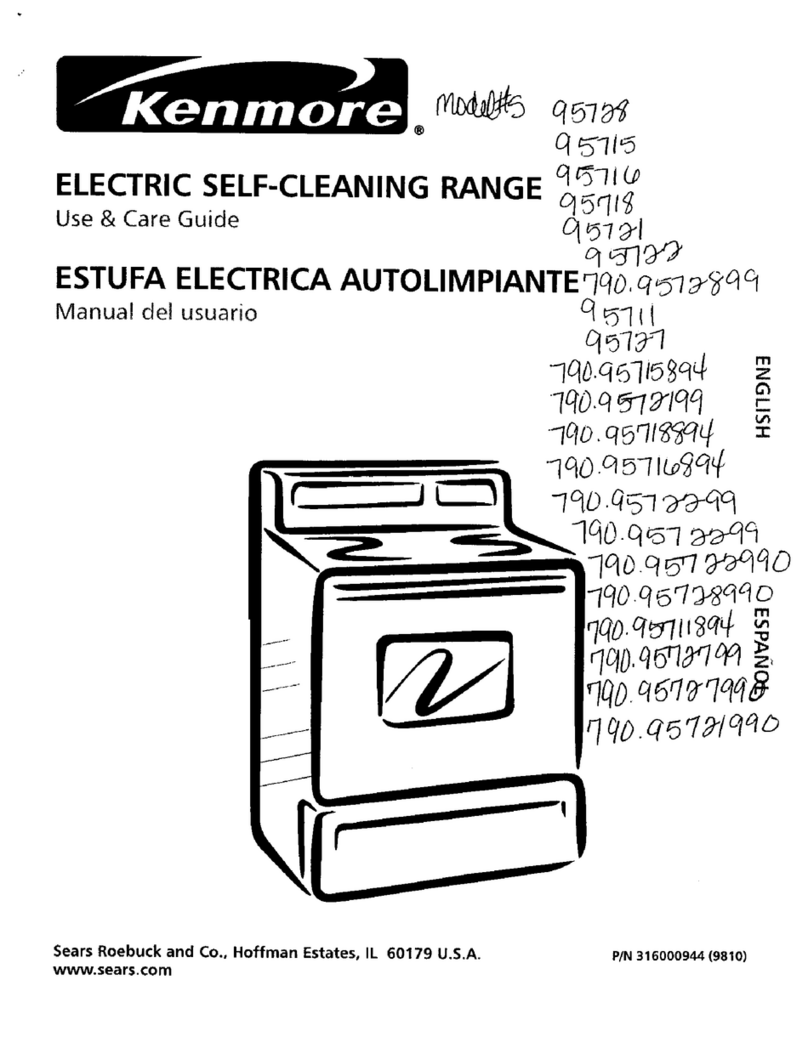 Kenmore 79095727990 User manual