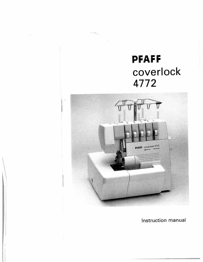 Pfaff coverlock 4772 User manual