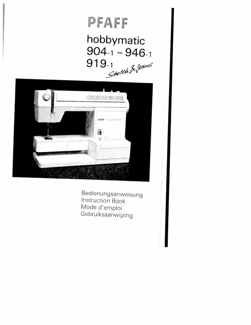 Pfaff hobbymatic 904-1 User manual
