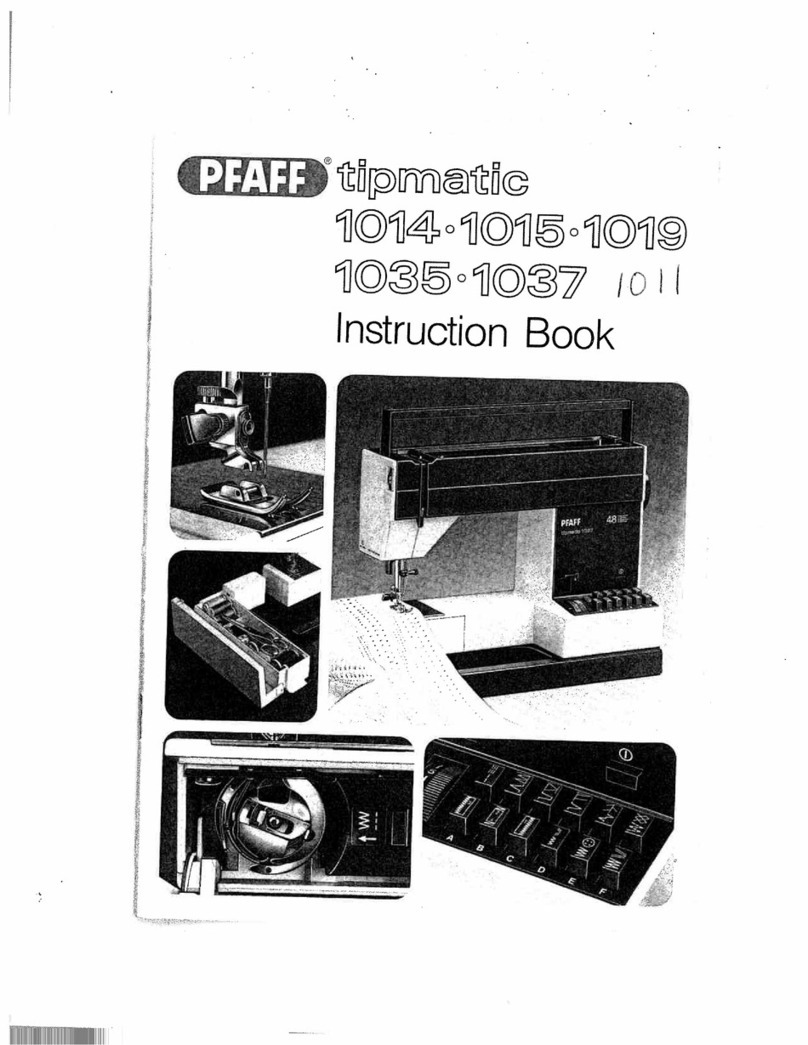 Pfaff Tipmatic 1014 User manual
