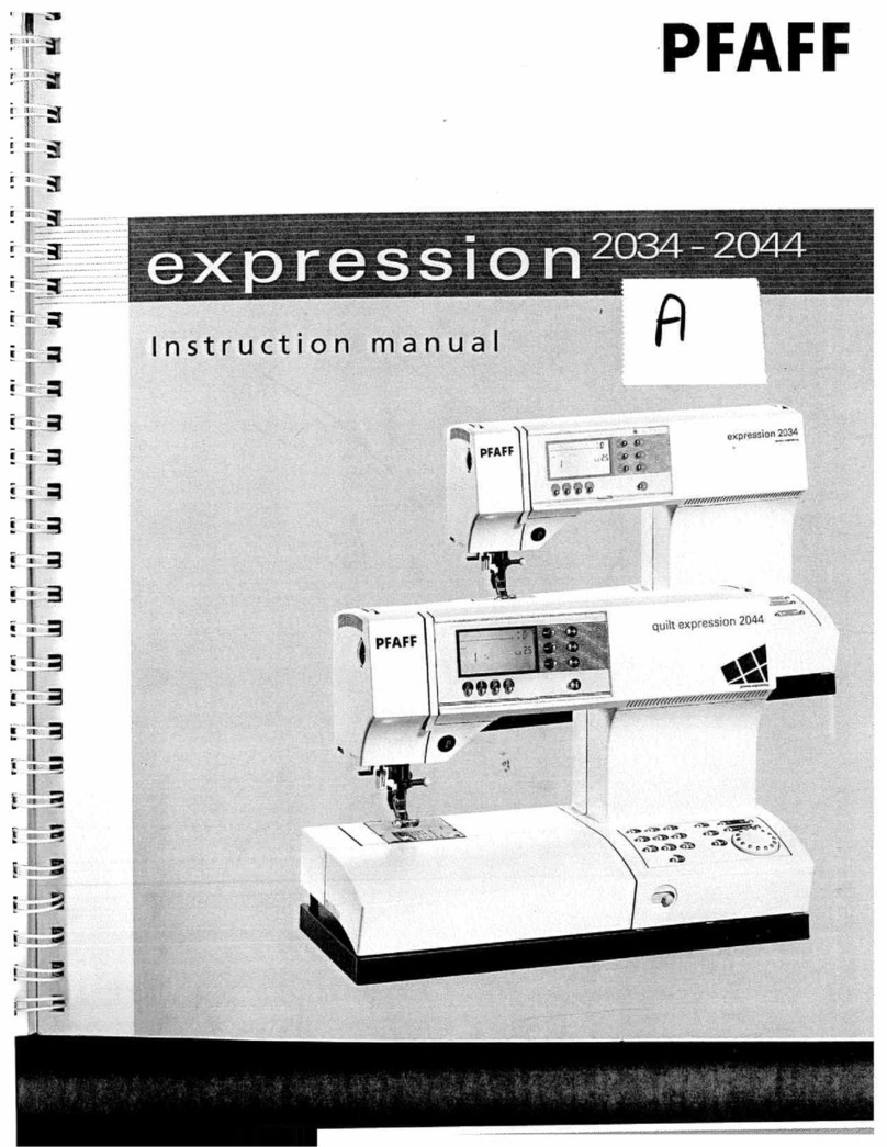 Pfaff expression 2034 User manual Pfaff expression 2034 User manual