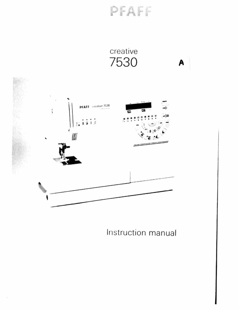 Pfaff Creative 7530 User manual