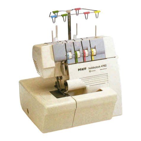 Pfaff hobbylock 4762 User manual Pfaff hobbylock 4762 User manual