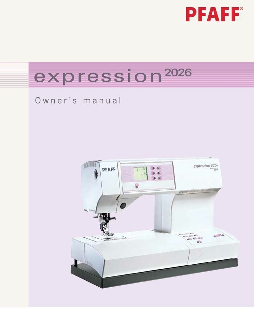 Pfaff expression 2026 User manual