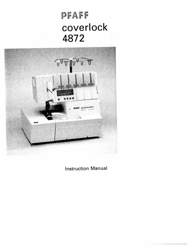 Pfaff coverlock 4872 User manual Pfaff coverlock 4872 User manual