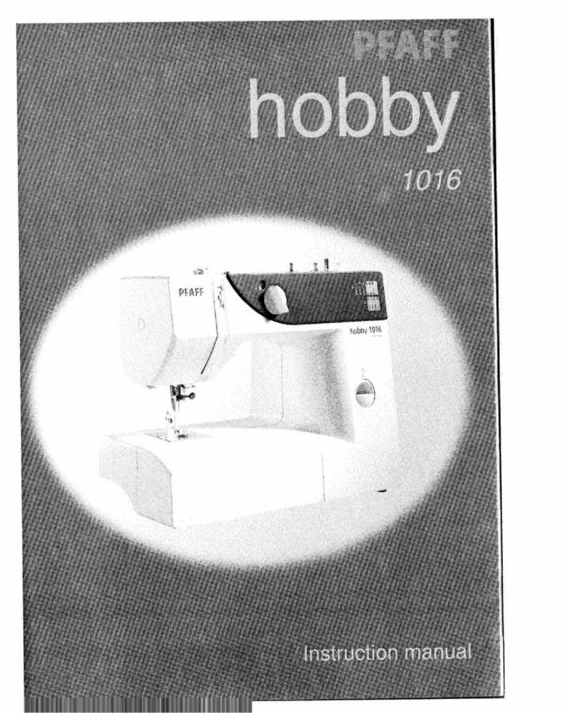 Pfaff hobby 1016 User manual