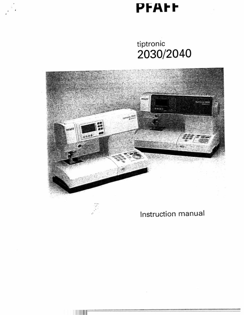 Pfaff tiptronic 2040 User manual