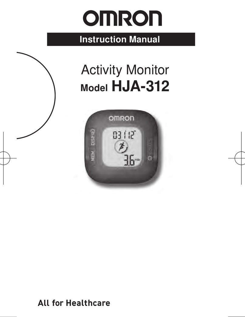 Omron HJA-312 instruction manual