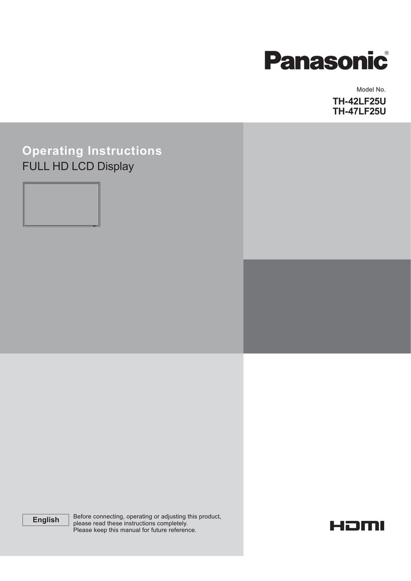 Panasonic TH-42LF25U User manual