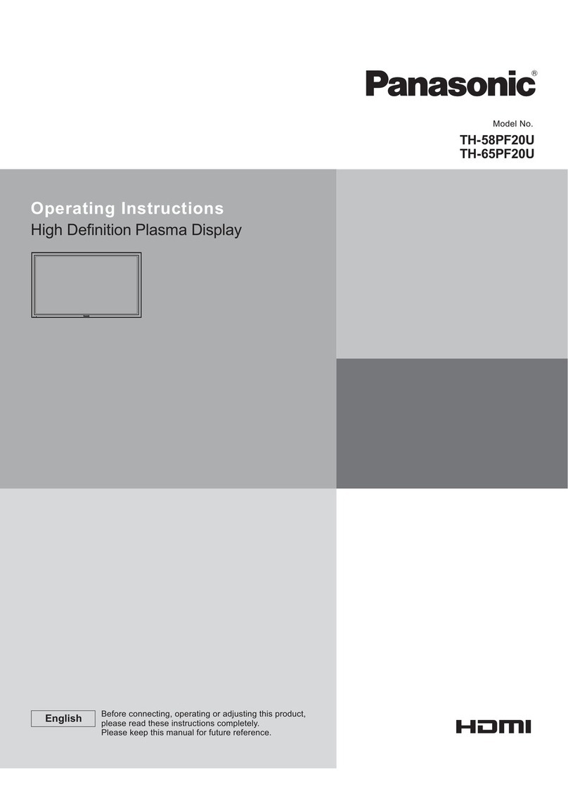 Panasonic TH-58PF20U TENTATIVE User manual