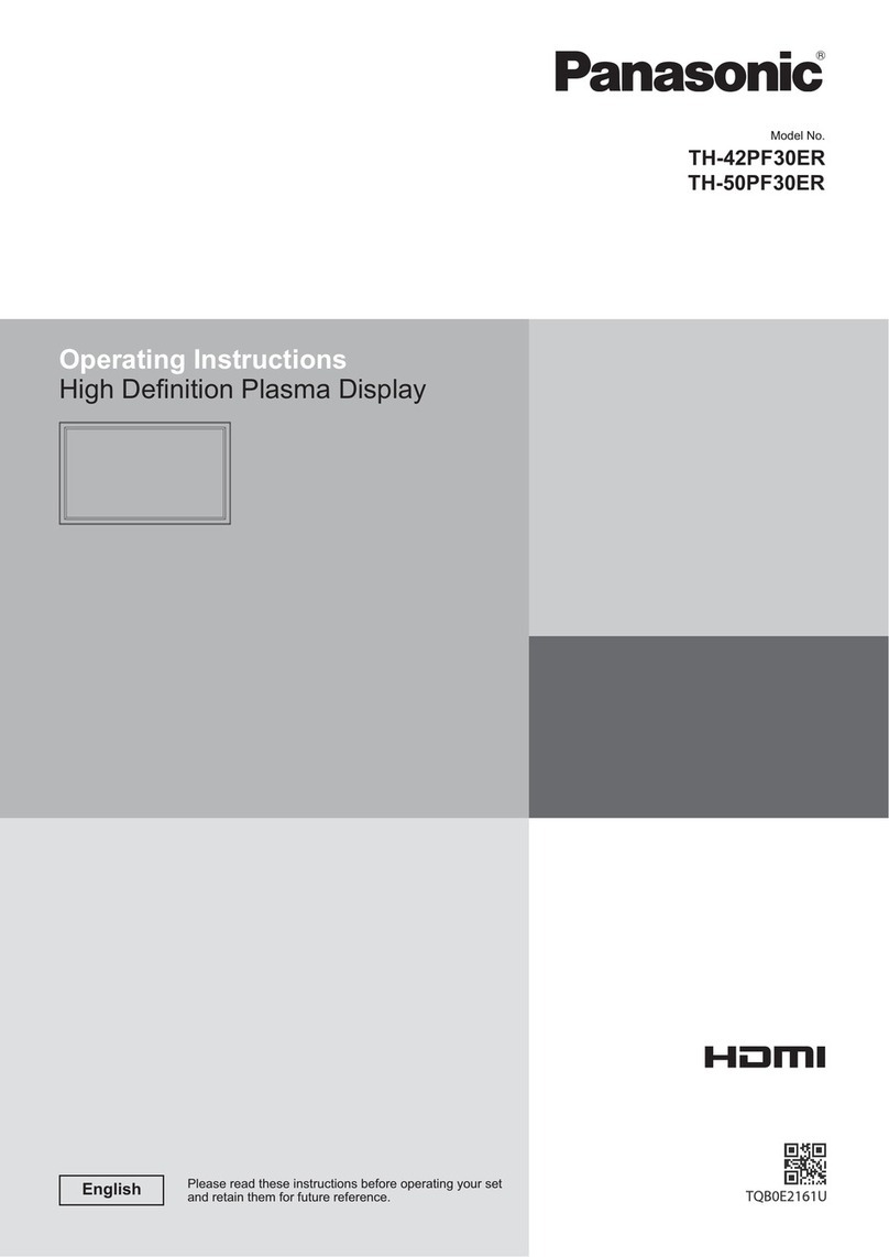 Panasonic TH-42PF30ER User manual
