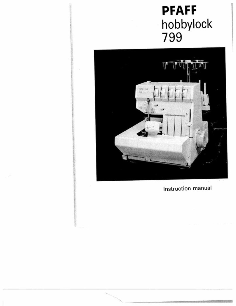 Pfaff hobbylock 799 User manual