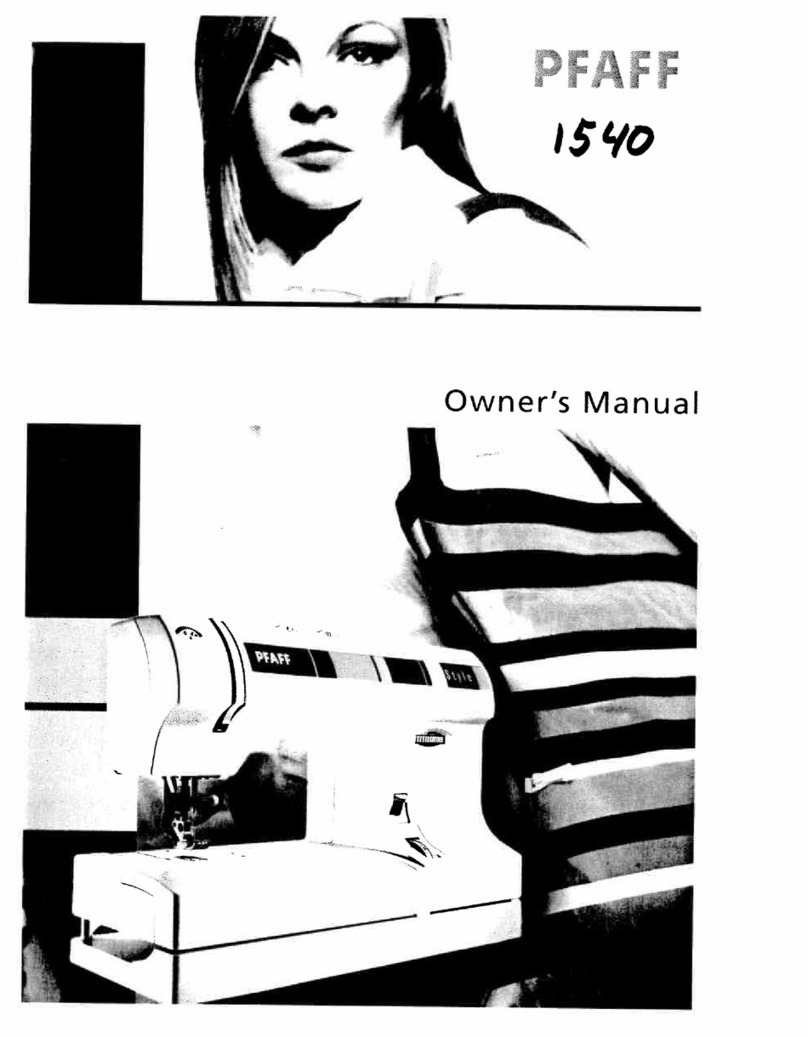 Pfaff select 1540 User manual