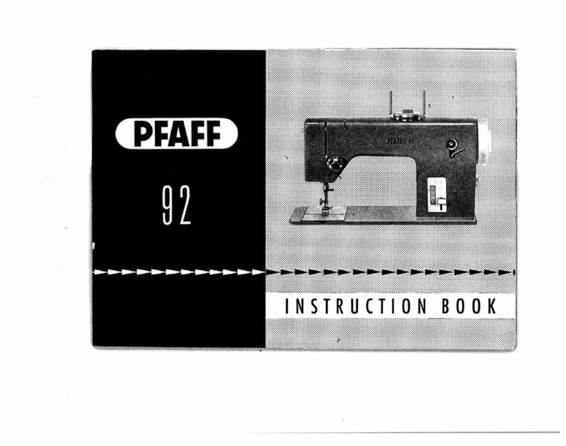 Pfaff 92 User manual