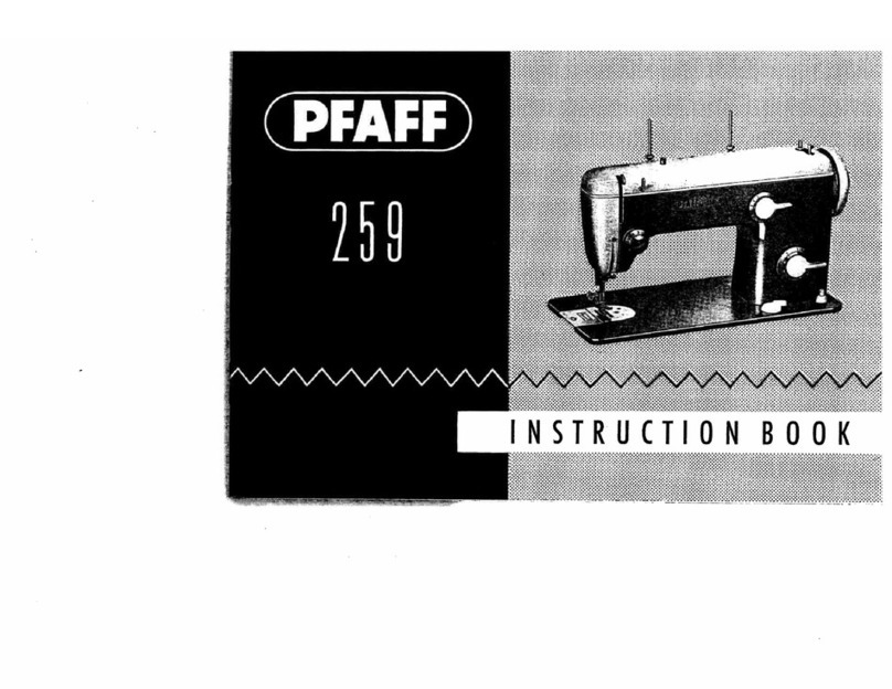 Pfaff 259 User manual