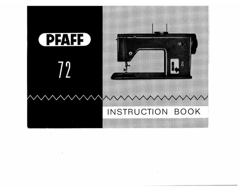 Pfaff dorina 72 User manual