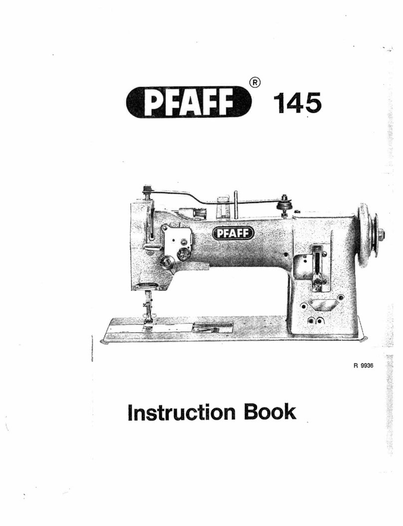 Pfaff 145 User manual