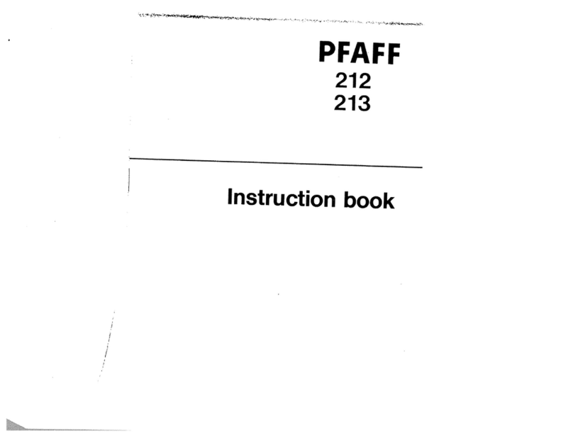 Pfaff 212 User manual Pfaff 212 User manual