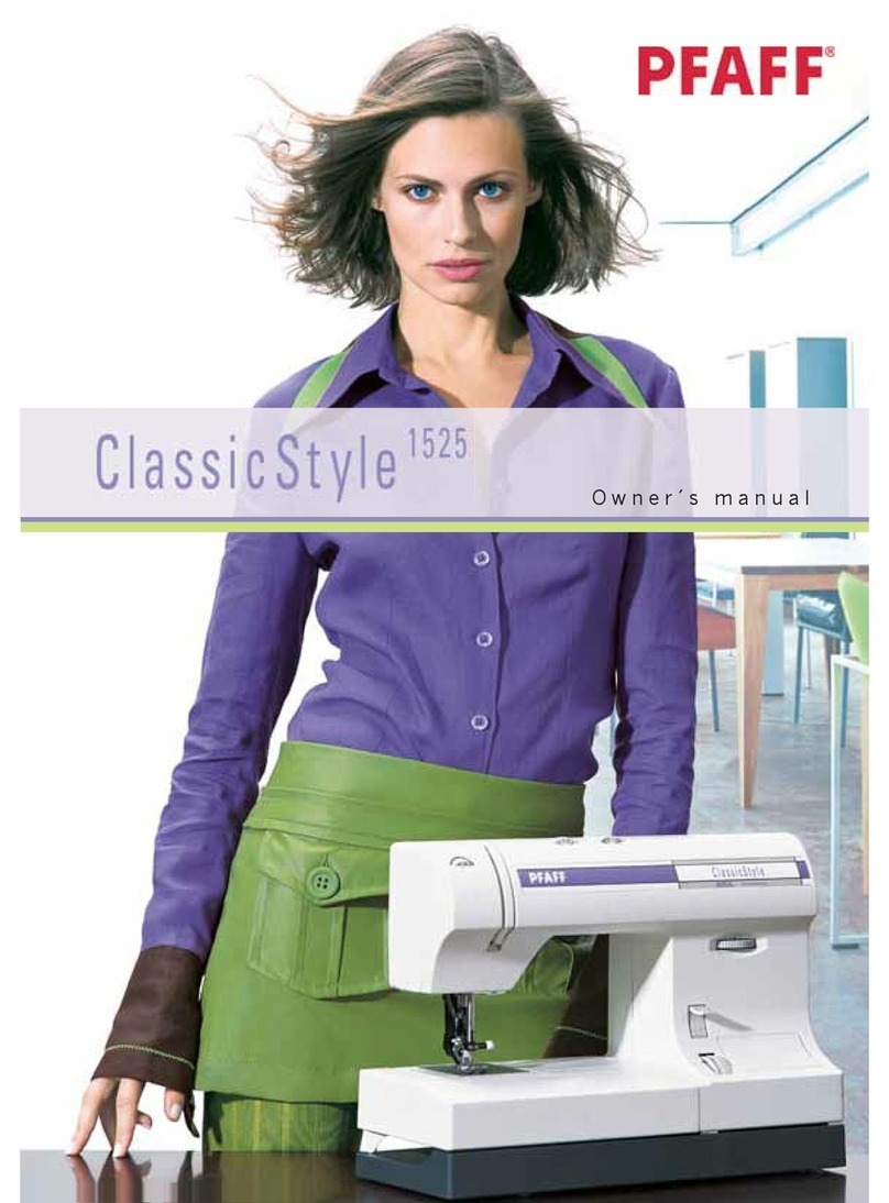 Pfaff ClassicStyle 1525 User manual