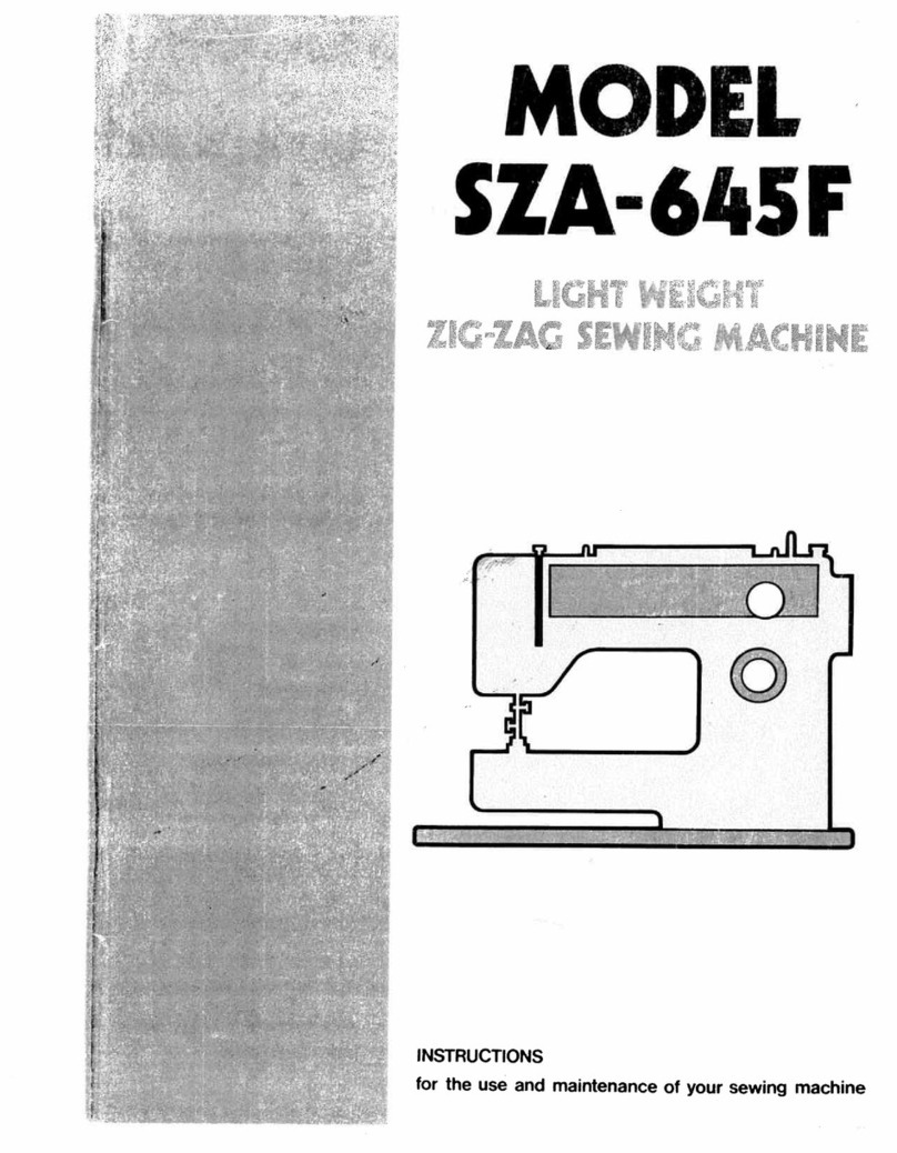Pfaff SZA-645F User manual