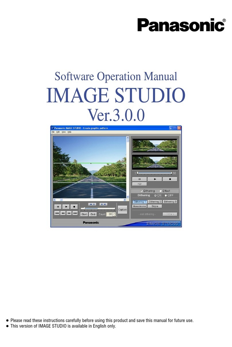 Panasonic IMAGE STUDIO Ver.3.0.0 User manual