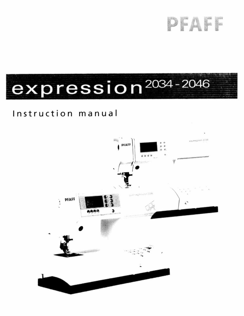 Pfaff expression 2034 User manual Pfaff expression 2034 User manual