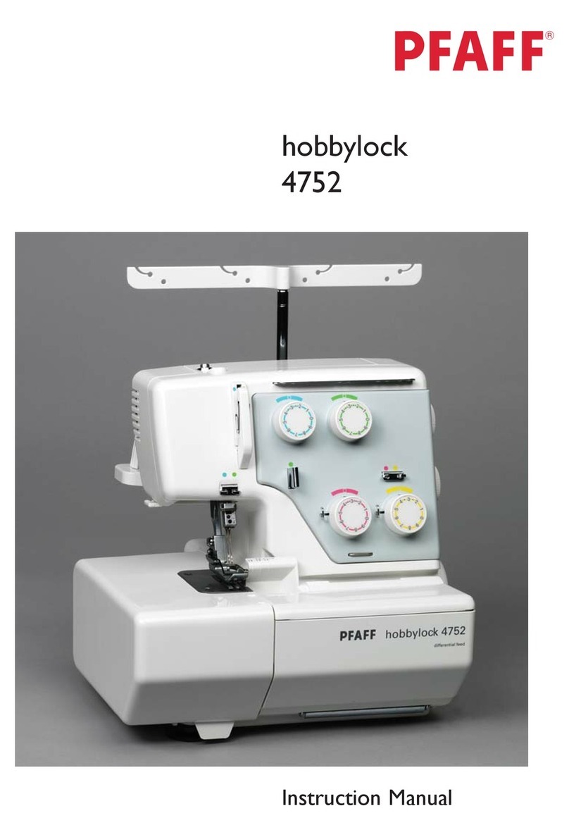 Pfaff hobbylock 4752 User manual