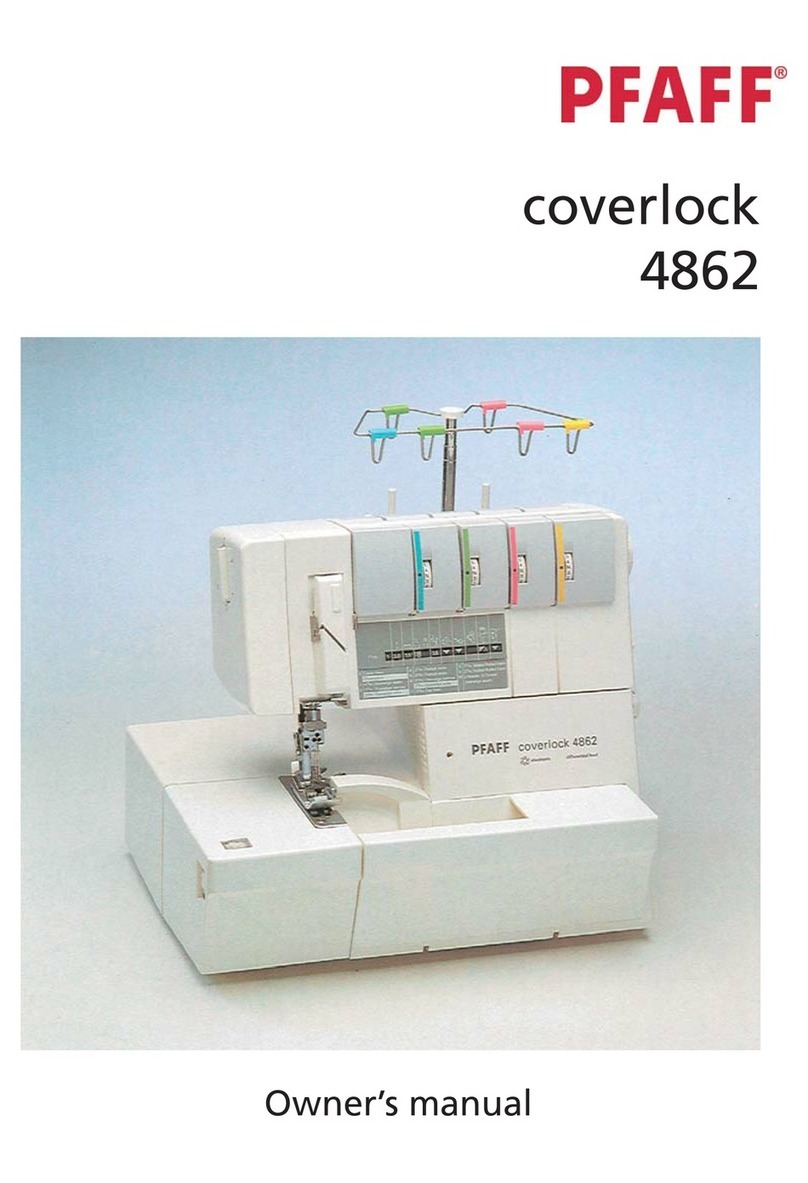 Pfaff coverlock 4862 User manual Pfaff coverlock 4862 User manual