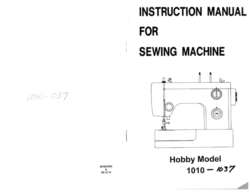 Pfaff Hobby 1010 User manual
