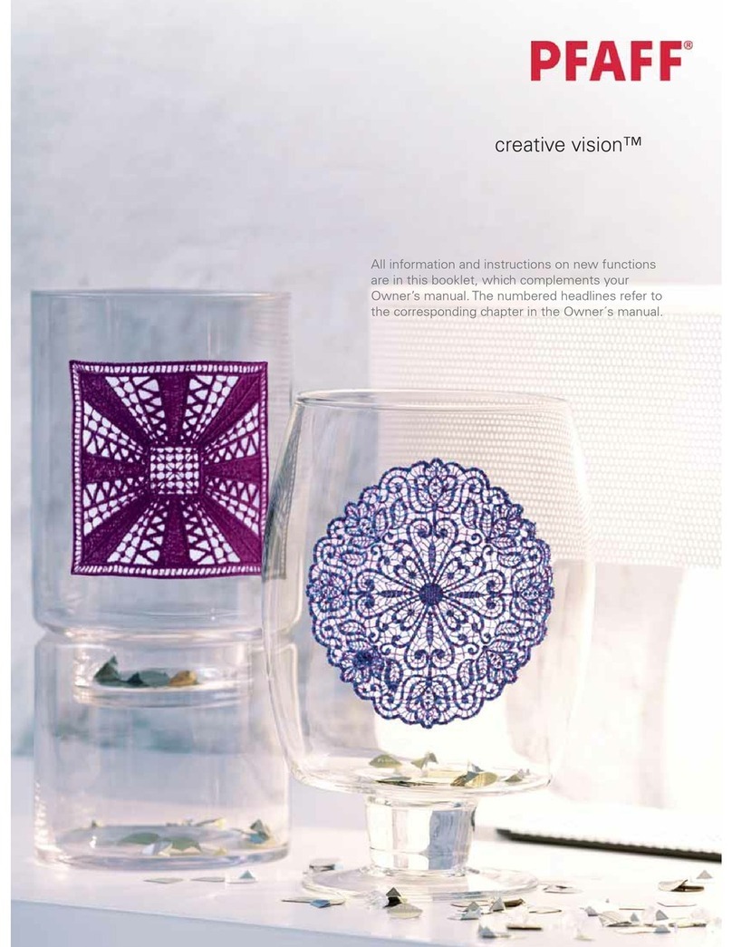 Pfaff Creative Vision owner's manual