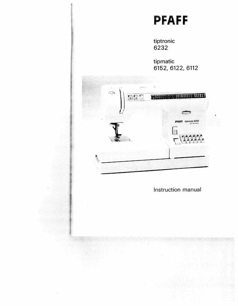 Pfaff tiptronic 6232 User manual