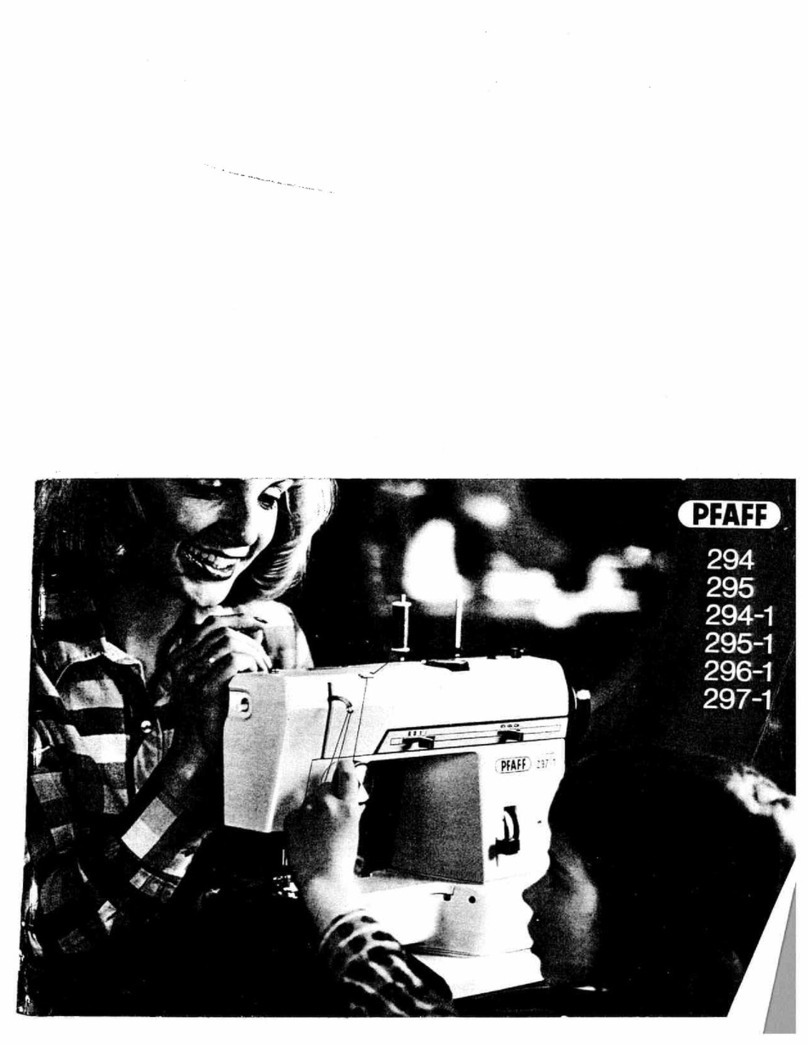 Pfaff 294 User manual Pfaff 294 User manual