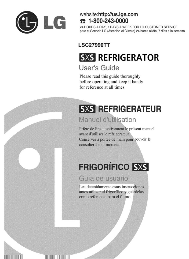 LG LSC27990TT User manual
