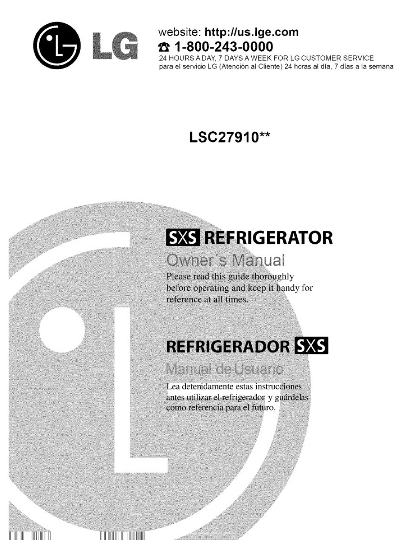 LG LSC27910 Series User manual