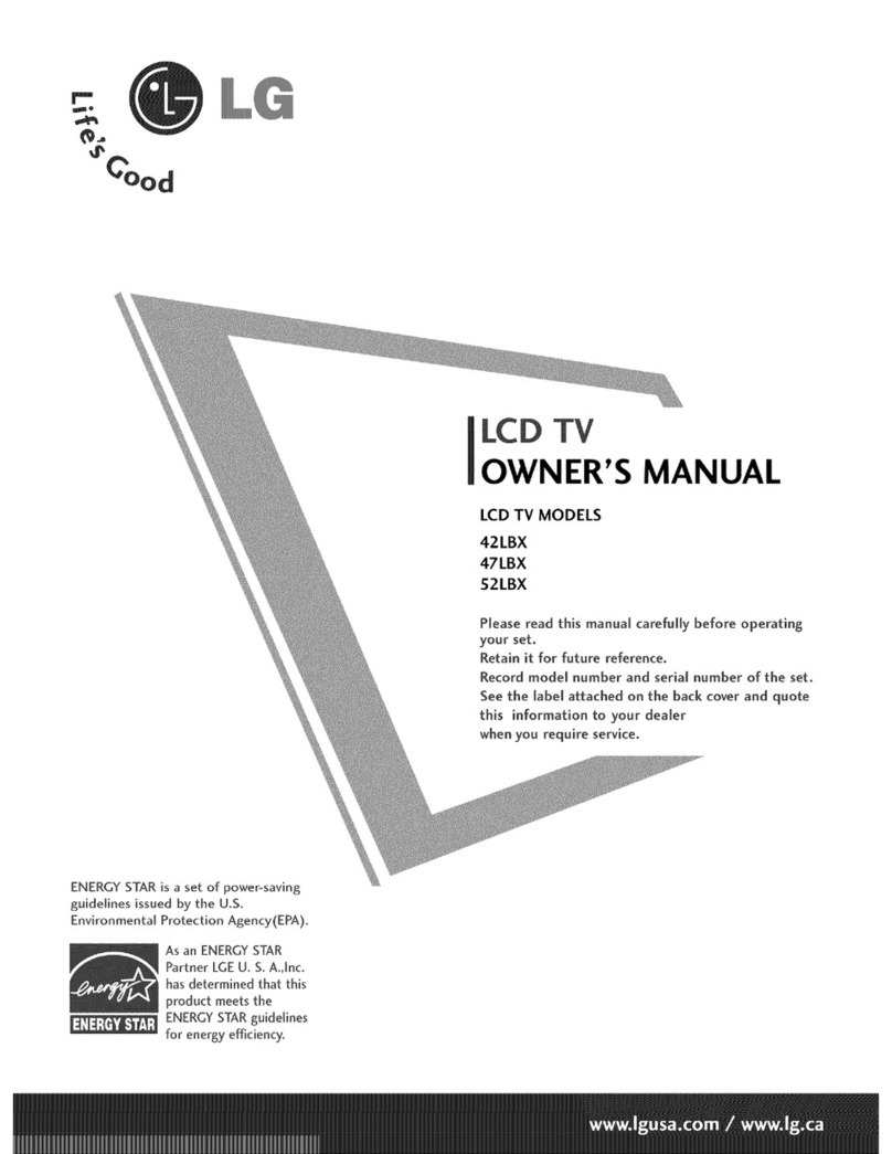 LG 47LBX owner's manual