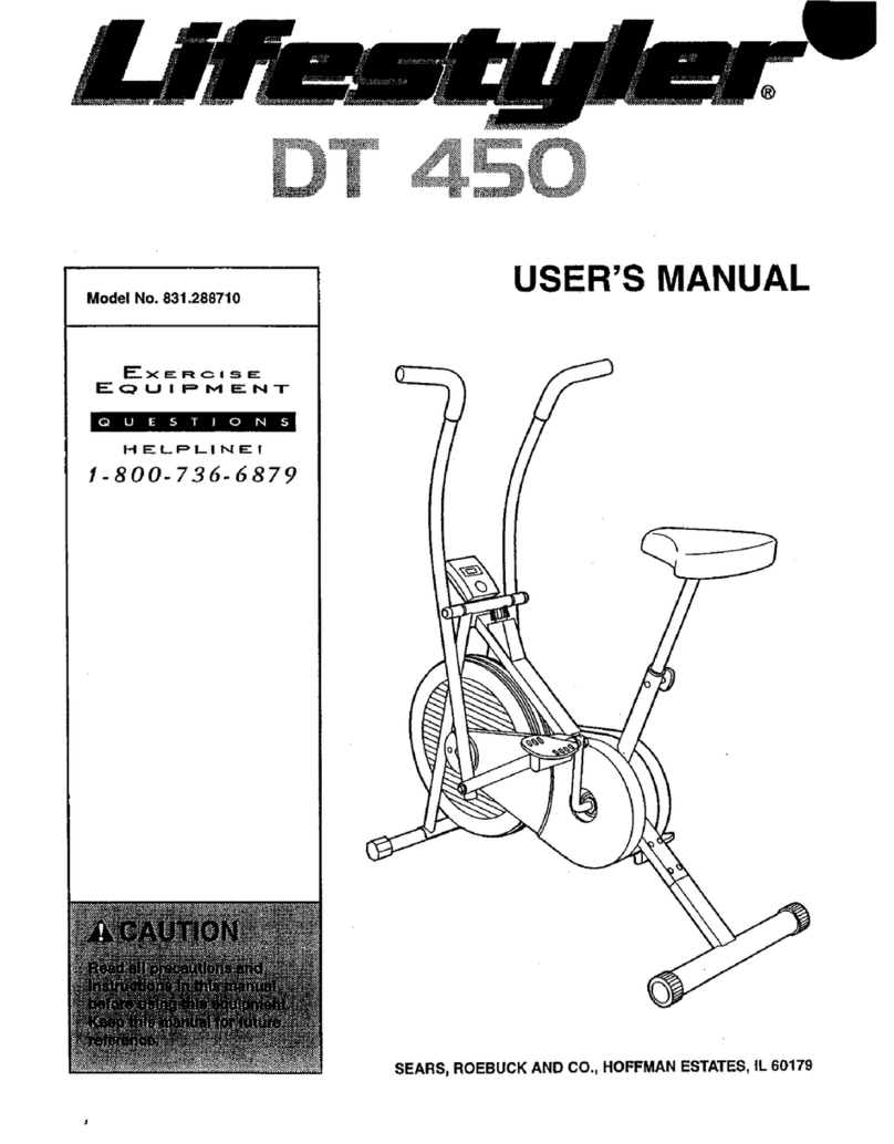 LIFESTYLER Lifestyler DT 450 user manual