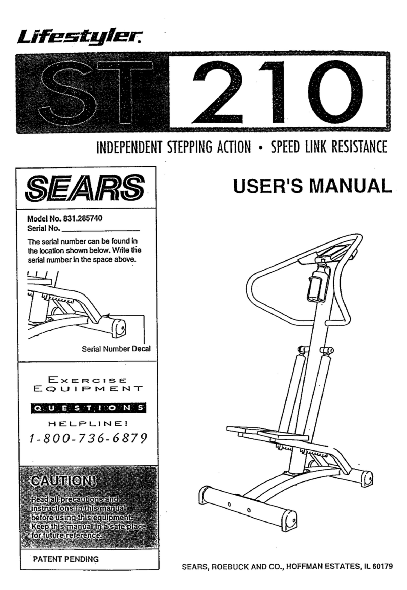 LIFESTYLER Lifestyler ST210 user manual