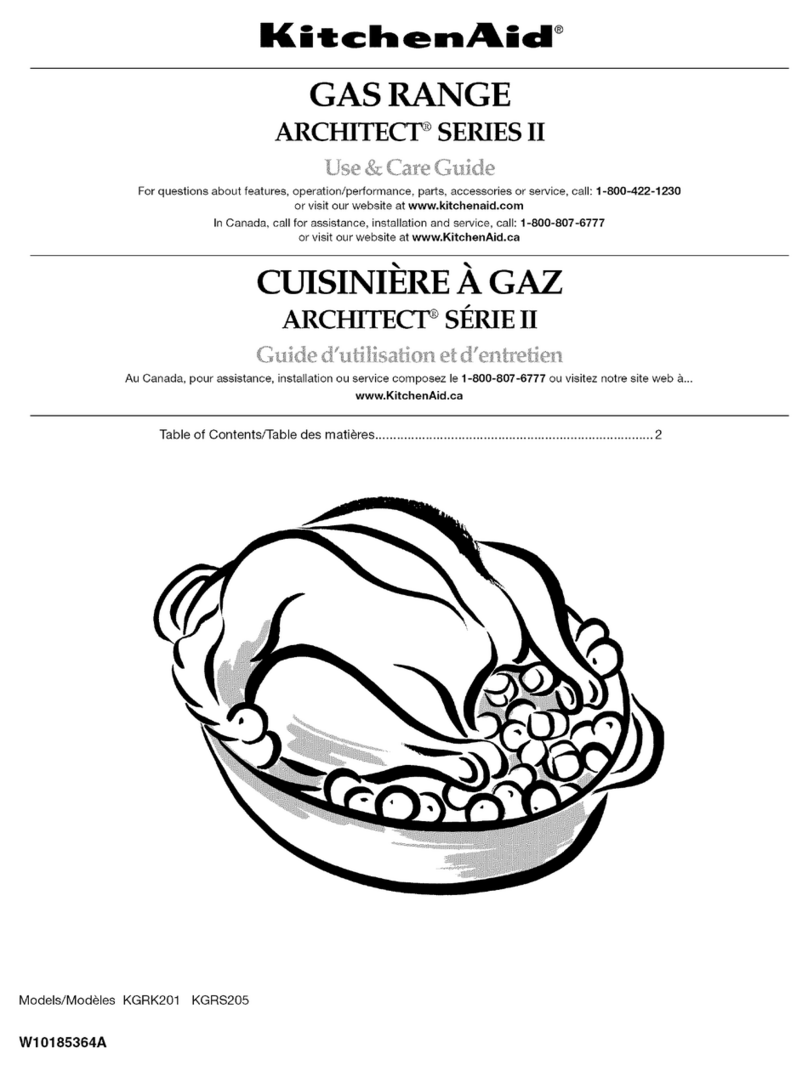 KitchenAid KGRK201 User manual