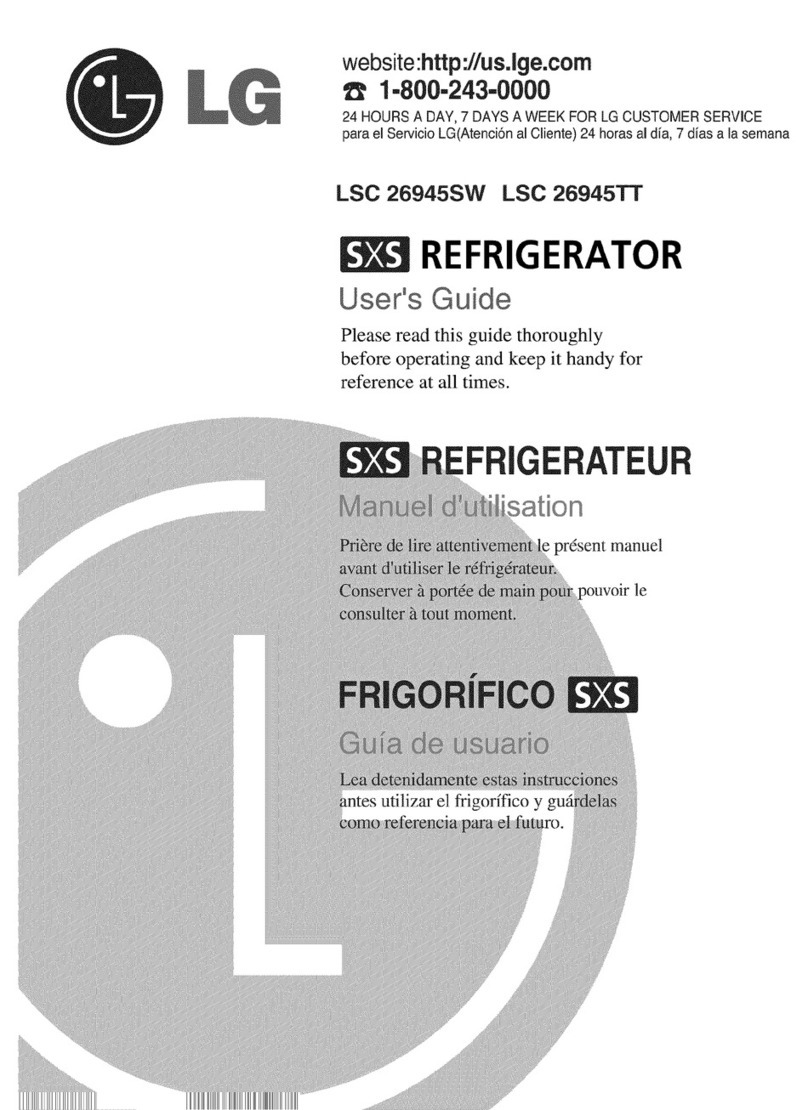 LG LSC 26945SW User manual