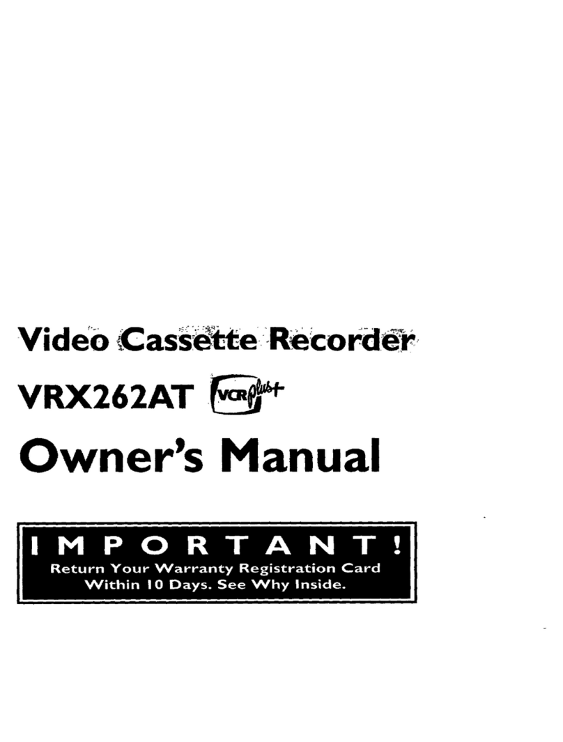Philips VRX262AT User manual