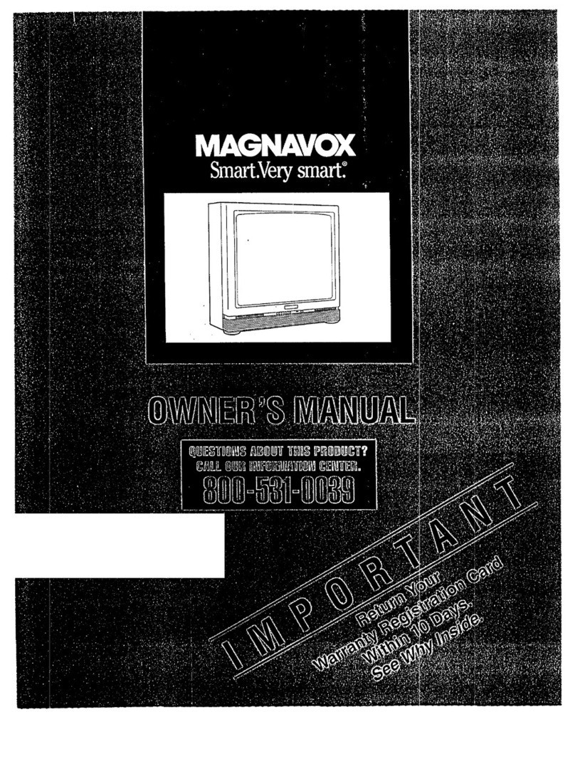 Magnavox XS2761 owner's manual
