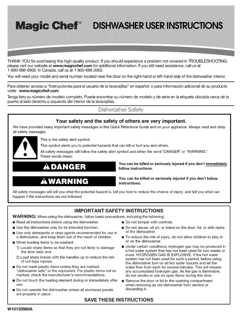Magic Chef CDB4000XB0 User manual